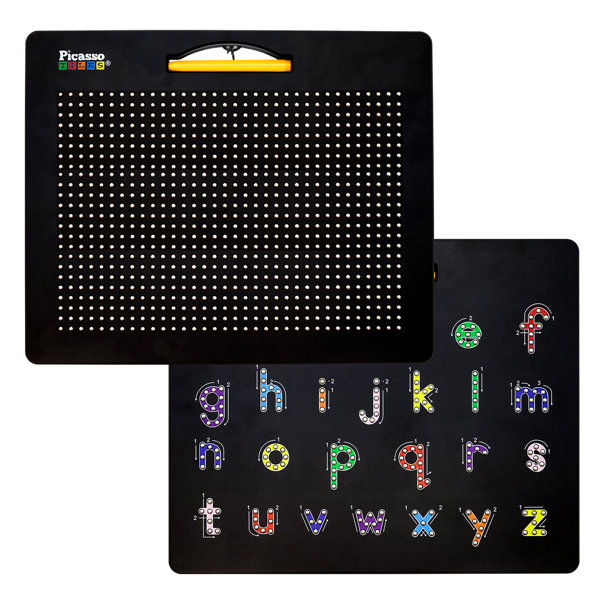 Picassotiles Doublesided Drawing Board Alphabet Letter And